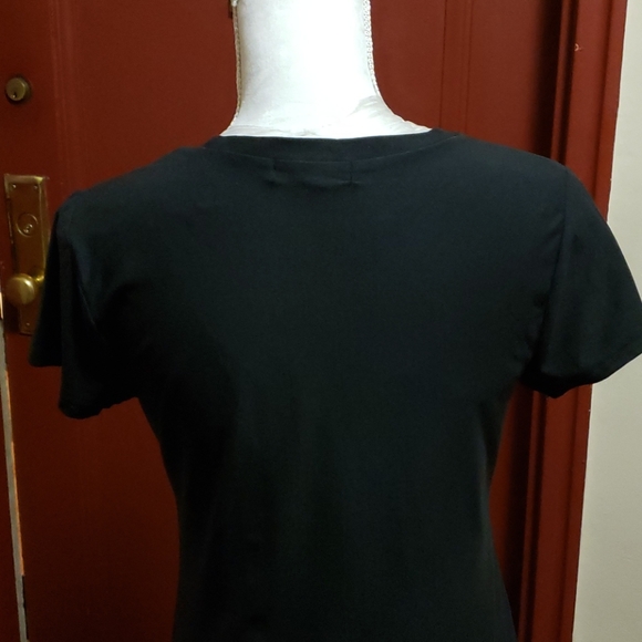 SAUCI BLACK/FLORAL DRESS SIZE MEDIUM - Picture 14 of 15